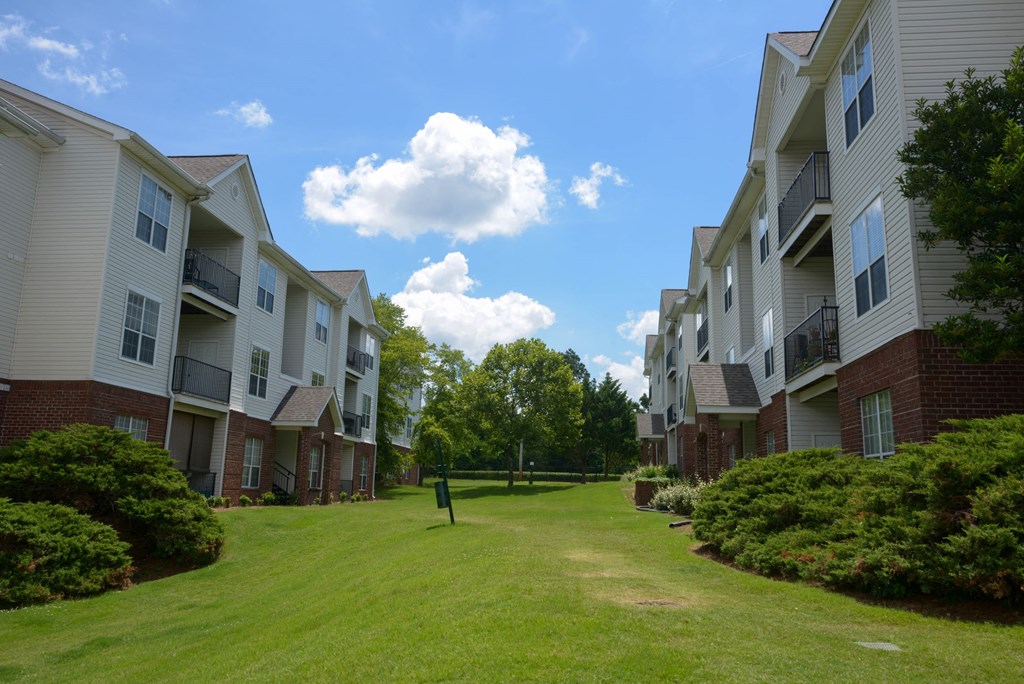 Grounds between buildings  at Parc 1346 Apartments, Chattanooga, 37421