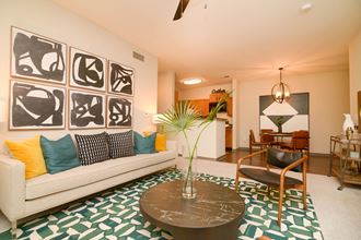 Model Living room  at Parc 1346 Apartments, Chattanooga, 37421