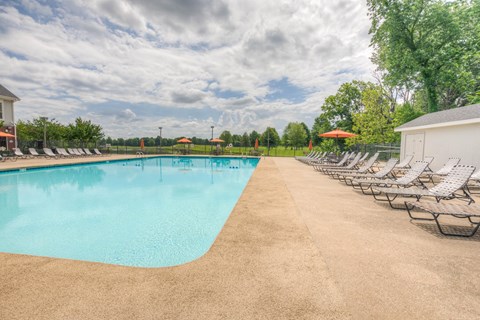 A large swimming pool at Park at Forest Hill, Tennessee 