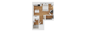 E2 Floor Plan at Parkview Apartments, Memphis, TN