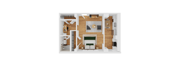 S1 Floor Plan at Parkview Apartments, Tennessee