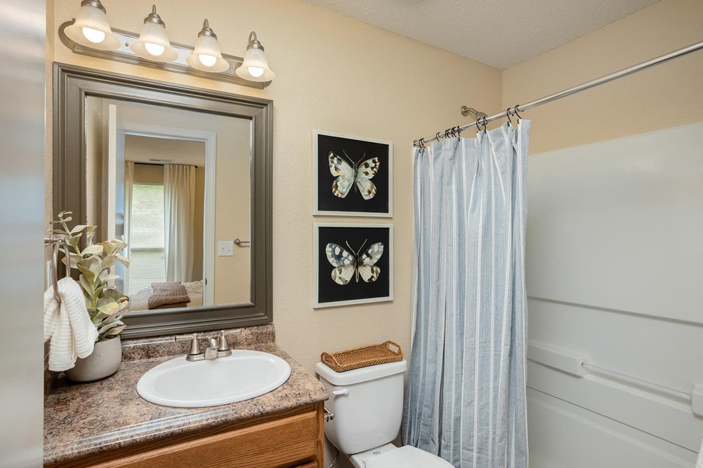 Model Bathroom at Pointe Royal, Overland Park, KS