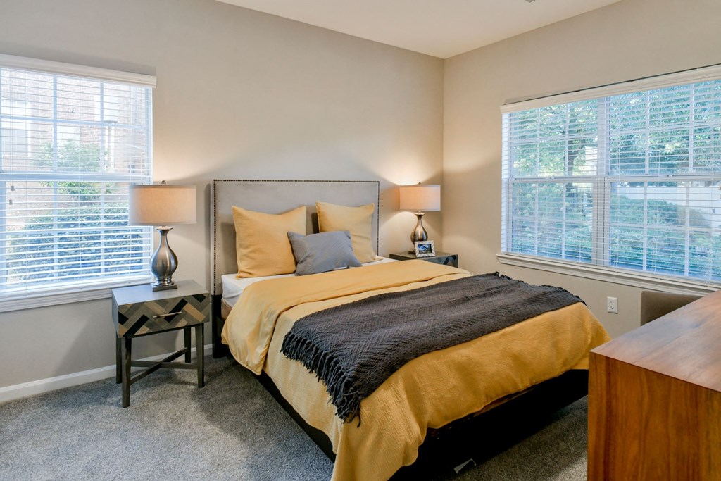 Spacious Bedroom with Attached Bathroom at Polos at Hudson Corners Apartments, South Carolina 29650