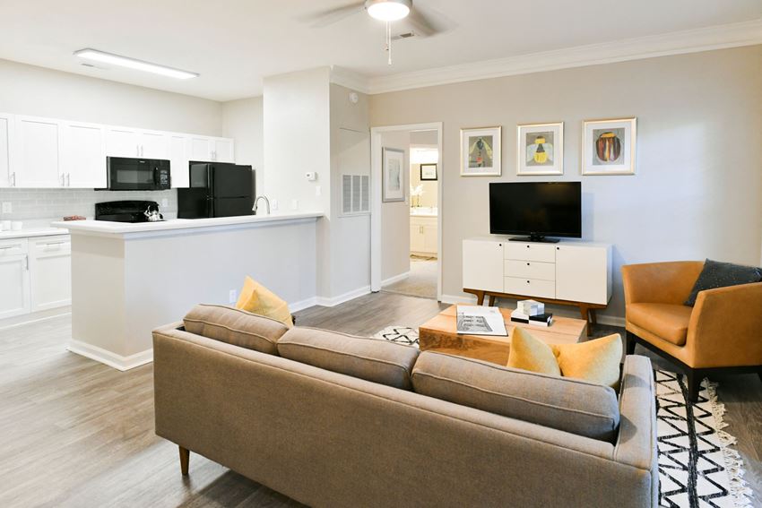 Spacious Living Room area Spacious Living Room area at Polos at Hudson Corners Apartments, South Carolina 29650 - Photo Gallery