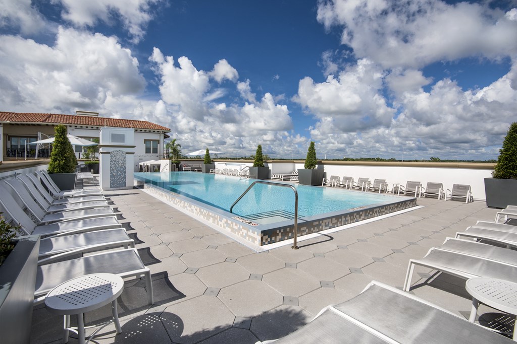 Pool and deck at Maitland City Centre, Maitland, Florida