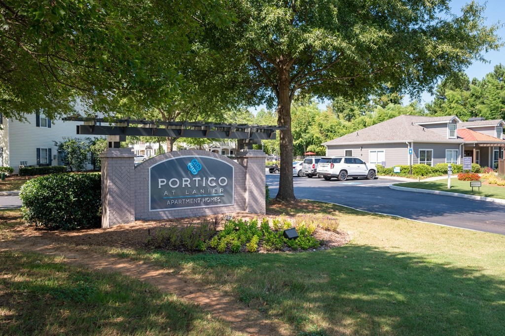 Entrance Sign at Portico at Lanier located in Gainesville, GA 30504