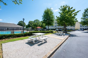 Picnic Area at Portico at Lanier located in Gainesville, GA 30504 - Photo Gallery 6