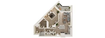 A4 Floor Plan at Livano Prosper, Texas