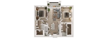 B1 Floor Plan at Livano Prosper, Prosper Texas