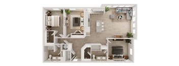 C1.1 Floor Plan at Livano Prosper, Prosper Texas  