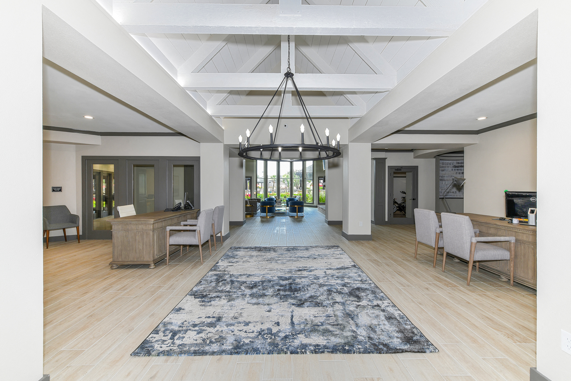 Leasing office  at The Retreat at Steeplechase, Houston, Texas