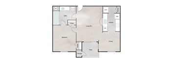 C Floor Plan at The Retreat at Steeplechase, Houston