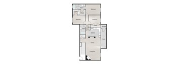 Q Floor Plan at The Retreat at Steeplechase, Houston, Texas