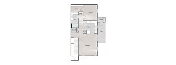 F Floor Plan at The Retreat at Steeplechase, Houston, TX, 77065