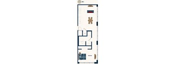 DO.3 Floor Plan at Conwood Flats, Memphis, TN, 38107
