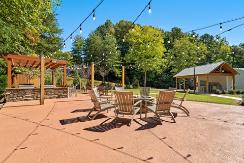 Fire Pit Area at Rise at Signal Mountain, Tennessee, 37405