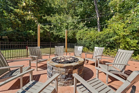 Fire Pit and Chairs at Rise at Signal Mountain, Chattanooga, TN, 37405