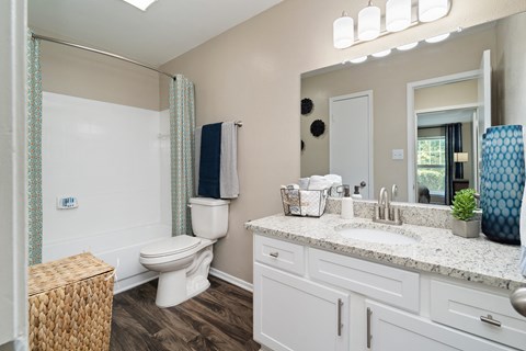 Bathroom in Model Apartment at Rise at Signal Mountain, Chattanooga, Tennessee