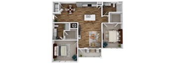 our apartments showcase a spacious floor plan with an open concept  at City Place, Memphis