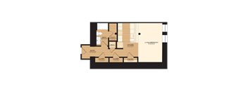 S2 Floor Plan Unit at The Tennessee Brewery in Downtown Memphis, TN