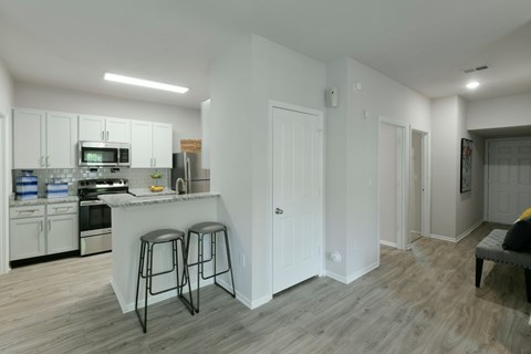 Spacious Kitchen at Sandstone Creek Apartments in Overland Park, KS