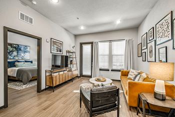 Luxury wood style flooring throughout common areas