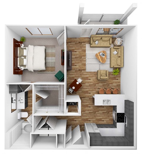 Snowden Floor Plan  at City Place, Tennessee, 38125