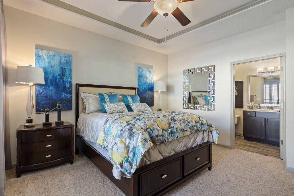 Bedroom in Apartment located at St. Andrews Apartments in Johns Creek, GA 30022