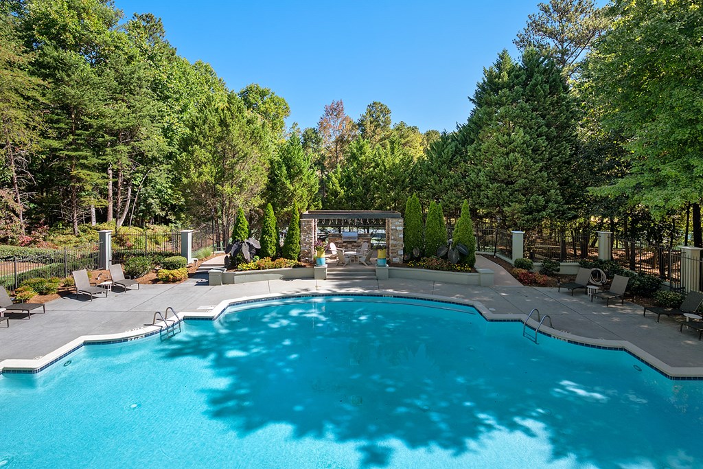 Swimming pool at St. Andrews Apartments in Johns Creek, GA 30022