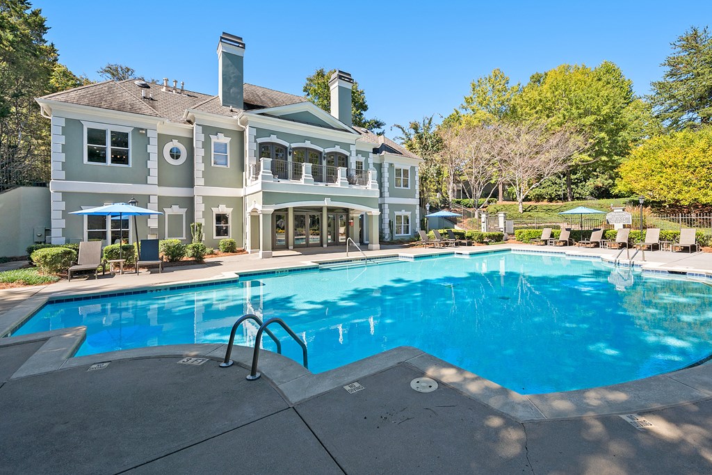 Large pool  located at St. Andrews Apartments in Johns Creek, GA 30022
