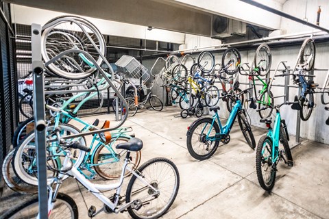 Bike Center at Station at Old Town, Lewisville, Texas