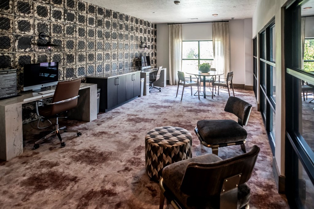 Business Center  at Station at Old Town, Lewisville, Texas