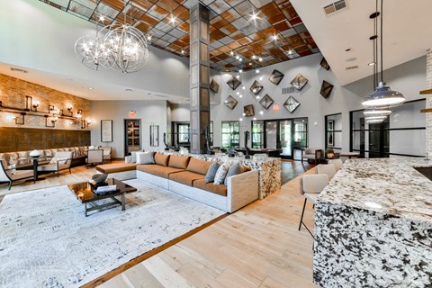 Clubhouse at Station at Old Town, Lewisville, Texas