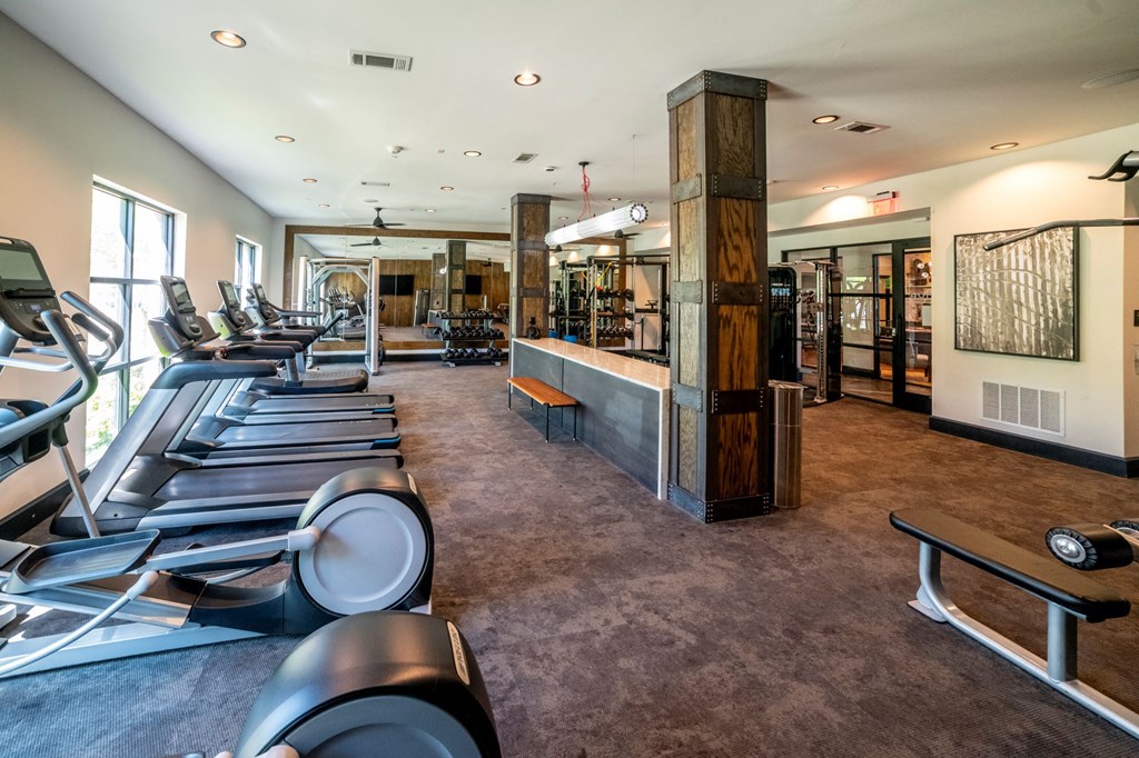 Fitness Center at Station at Old Town, Lewisville, TX, 75057