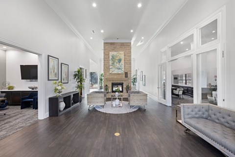 Common Area Hallway at The Ambrose, Texas, 77040