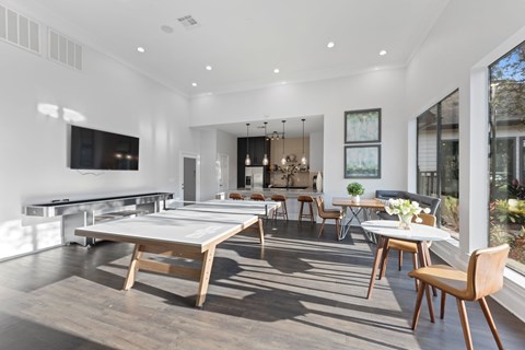 Game Room With Shuffleboard at The Ambrose, Houston, Texas