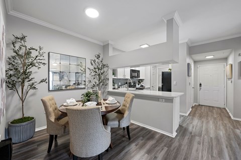 Dining And Kitchen View at The Ambrose, Houston