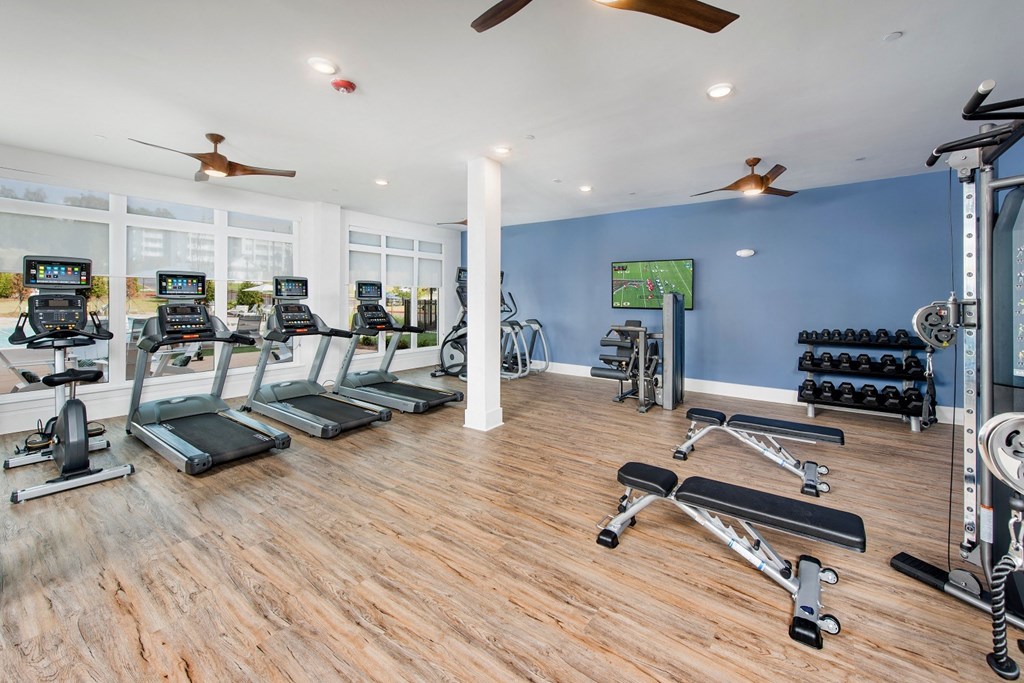 State of the art fitness center at The Barrett, Marietta, GA