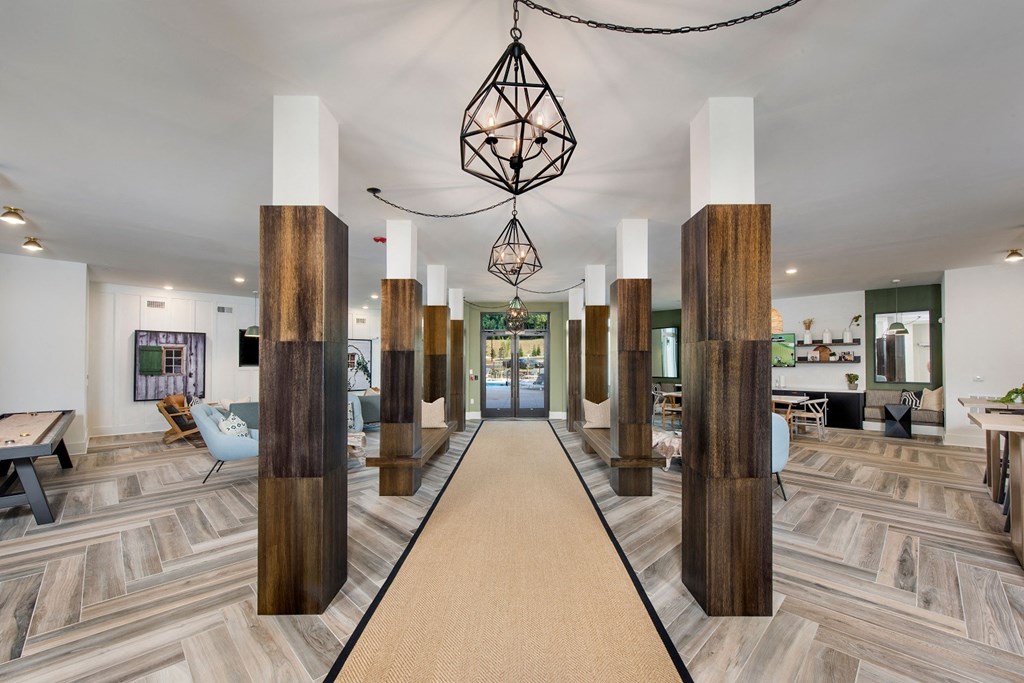 Well appointed clubhouse at The Barrett, Marietta, 30066