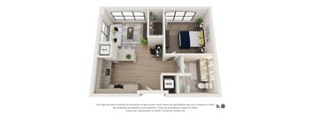 1J Floor Plan at The Baxly, Savannah, GA