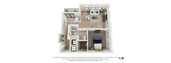 1L Floor Plan at The Baxly, Savannah, Georgia