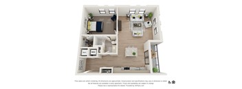 1M Floor Plan at The Baxly, Savannah