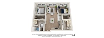 2A Floor Plan at The Baxly, Georgia, 31401