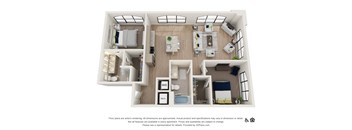 2C Floor Plan at The Baxly, Savannah, GA