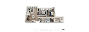 2D Floor Plan at The Baxly, Savannah, 31401