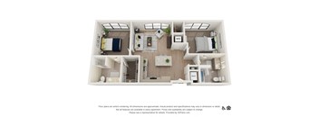 2F Floor Plan at The Baxly, Savannah