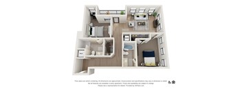 2H Floor Plan at The Baxly, Georgia, 31401