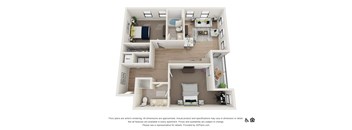 2K Floor Plan at The Baxly, Savannah, GA