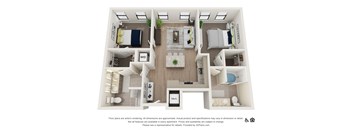 2P Floor Plan at The Baxly, Georgia