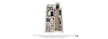 SJ Floor Plan at The Baxly, Savannah, GA, 31401